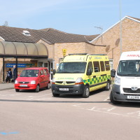 Grantham and District Hospital, exterior
