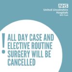 All day case and elective routine surgery will be cancelled!