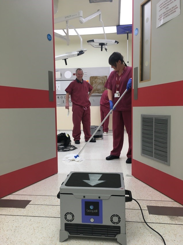 Cleaning machine United Lincolnshire Hospitals