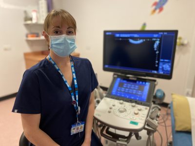Consultant Sonographer and Clinical Lead for Ultrasound, Catherine Kirkpatrick