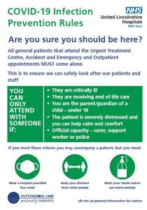 Information on Outpatient Departments and A&E and UTC visitors.