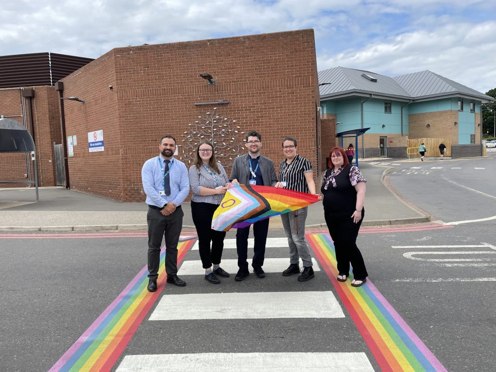 Stepping forward with pride rainbow crossings unveiled at Lincolnshire