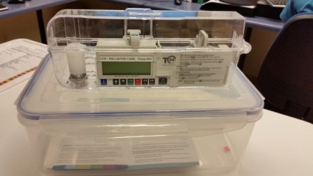 Ambulatory syringe pumps
