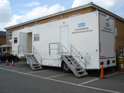 External - mobile breast screening unit