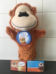 Monkey Wellbeing mascot