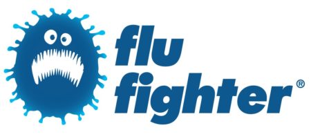 Flu-fighter logo
