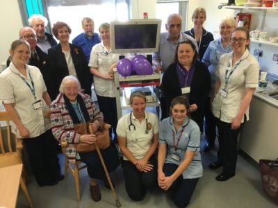 Nasendoscopy machine donated to the stroke unit