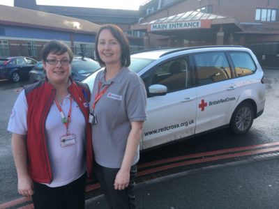 Red Cross discharge team