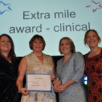 Extra mile award- clinical award winners