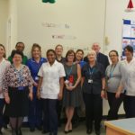 Photograph of community paediatric teamon the Kingfisher Ward at Grantham and District Hospital