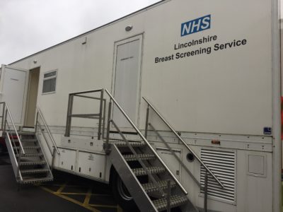 Breast screening unit