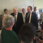 PM Boris Johnson visits Pilgrim Hospital, Boston