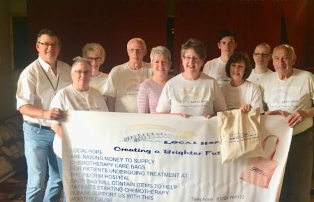 Local Hope charity funding care bags for chemotherapy patients