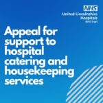 Appeal for support to hospital catering and housekeeping services