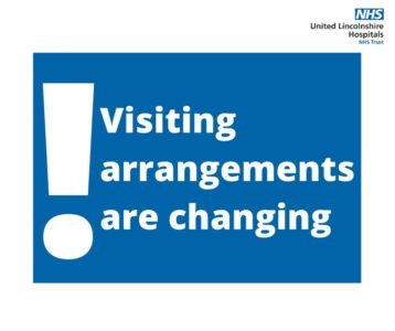 Visiting arrangements are changing graphic