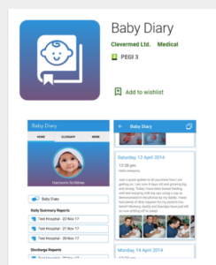 Baby diary logo