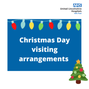 Christmas Day visiting arrangements poster