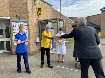 Volunteer presentations at Grantham