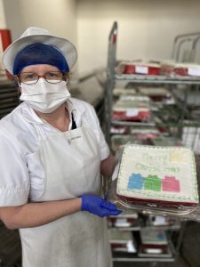 Hospital kitchens at Christmas