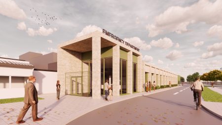 Designs for the new emergency department