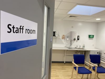 New staff facilities