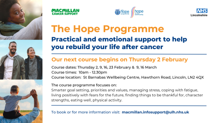 HOPE programme February 2023 dates