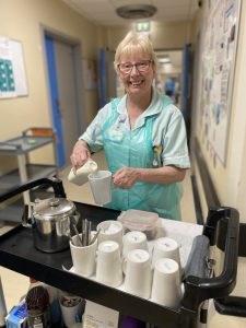 Housekeepers serve patients around 4 million cups of tea and more than 1.2 million meals on the wards