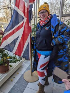 Nicola at the British Embassy 