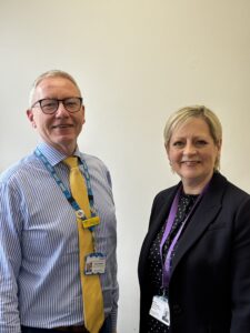 Andrew Morgan and Professor Karen Dunderdale