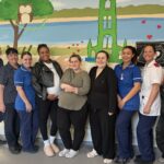 Rio, Nuria and Chloe with the Maternity Team and Michelle