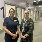Pilgrim hospital A&E Matron Philippa Davies and Clinical Services Manager for Urgent and Emergency Care Blanche Lentz in the new rapid assessment, intervention and treatment area within the new Emergency Department at Pilgrim Hospital, Boston.