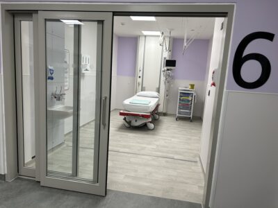 One of the new rapid assessment, intervention and treatment cubicles