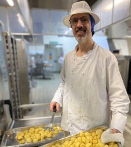 Getting the festive dinners ready at hospitals in Lincolnshire