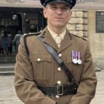 A photo of Doug in army uniform