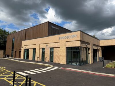 The new Endoscopy Unit off St Anne’s Road